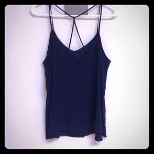 XL strapped navy tank NWOT